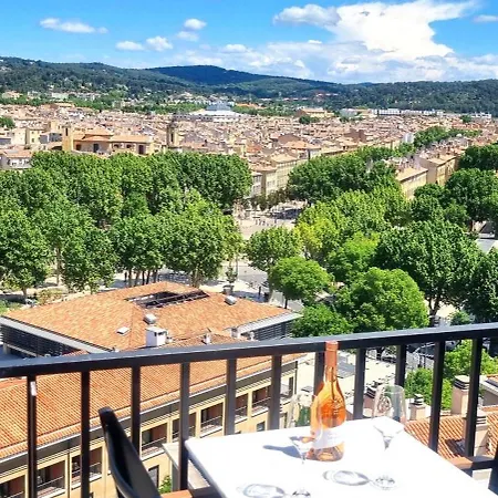Aix Rooftop Luxe T2 - Hypercentre Rotonde - Terrasse - Vue - Parking Appartement Aix-en-Provence