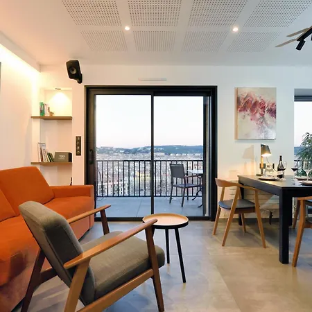 Apartment Aix Rooftop Luxe T2 - Hypercentre Rotonde - Terrasse - Vue - Parking