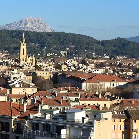 Apartment Aix Rooftop Luxe T2 - Hypercentre Rotonde - Terrasse - Vue - Parking Aix-en-Provence